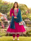 Gopika By Aanchi Vichitra Silk Ladies Anarkali Kurtis Set Wholesale Market In Surat
